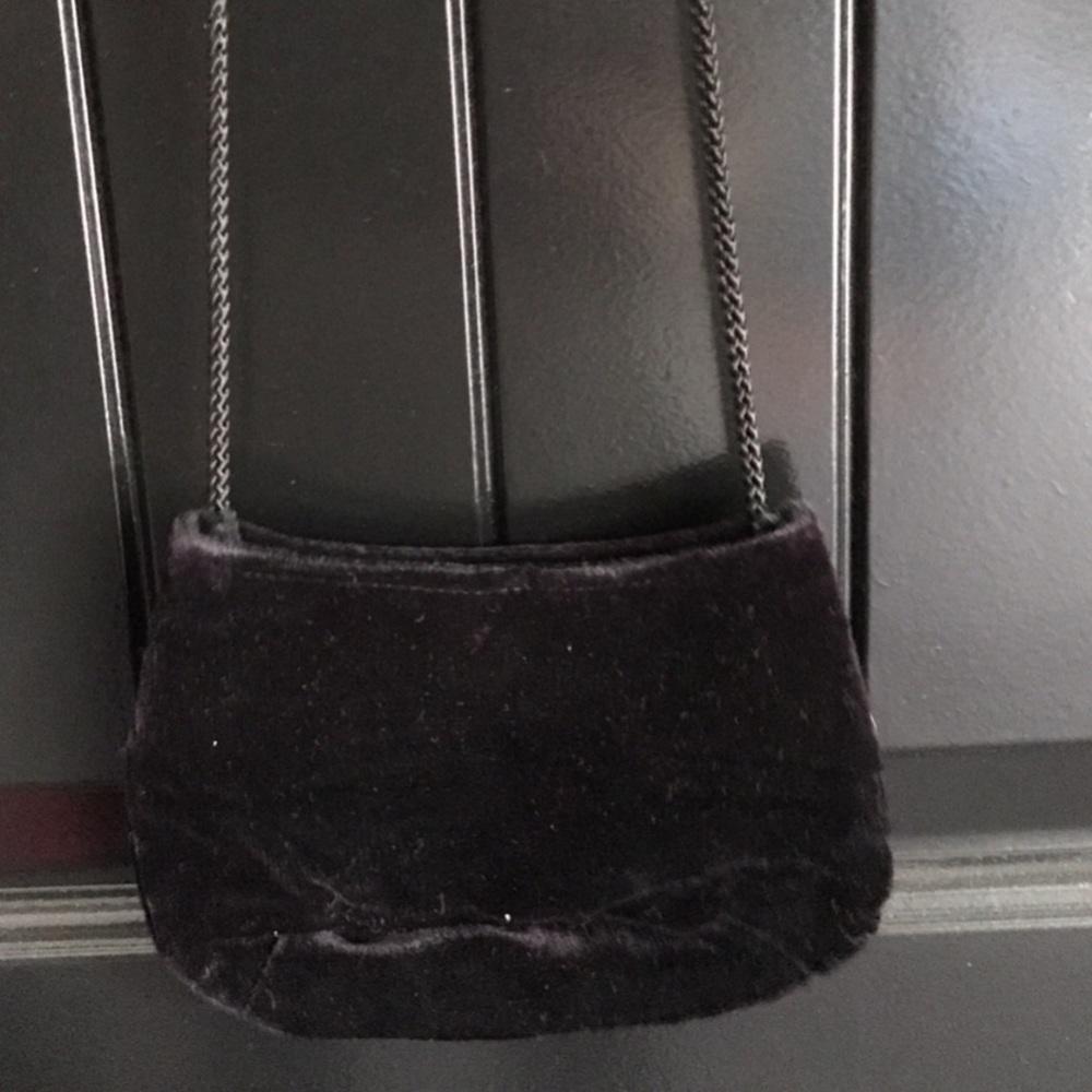 ✅ Black Velvet mini bag